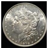 1878 7TF REV 78 MORGAN DOLLAR CH BU