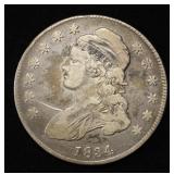 1834 BUST HALF DOLLAR VF