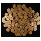 (200) 'S' MINT WHEAT CENTS