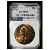 1971-S EISENHOWER DOLLAR PCI SUPERB GEM+ BU