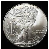 2008 AMERICAN SILVER EAGLE