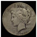 1928-S PEACE DOLLAR