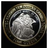 CASINO TOKEN .999 SILVER