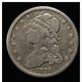 1838 CAPPED BUST QUARTER F-VF