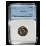1975-D JEFFERSON NICKEL NNC SUPERB GEM BU FS