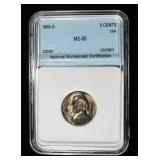 1968-D JEFFERSON NICKEL SUPERB GEM+ BU