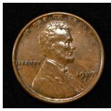 1927-S LINCOLN CENT BU