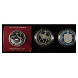 (3) 92.5% STERLING SILVER FOREIGN COINS