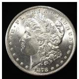1878-S MORGAN DOLLAR CH/GEM BU