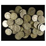 (50) WAR NICKELS