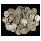 (54) 90% SILVER MERCURY DIMES
