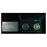 (2) AUSTRALIAN KOALA 1 OZ .999 SILVER ROUNDS