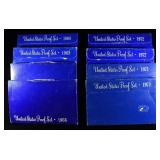 8 UNITED STATES PROOF SETS