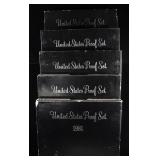 (5) 1981 US MINT PROOF SETS