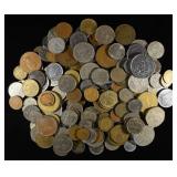 5 LBS MIXED FOREIGN COINS