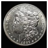 1897-S MORGAN DOLLAR CH AU