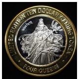 CASINO TOKEN .999 SILVER