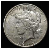 1922-S PEACE DOLLAR