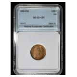 1909-VDB WHEAT CENT NNC SUPERB GEM BU BR