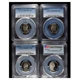 (4) JEFFERSON NICKELS PCGS PR69DCAM
