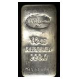 ITALPREZIOSI ITALLY 10 OZ .999 SILVER BAR