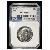 1946 50C BROOKER T. WASHINGTON PCI SUPERB GEM BU