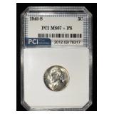 1942-S JEFFERSON NICKEL PCI SUPERB GEM BU FS