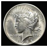 1921 PEACE DOLLAR CH BU