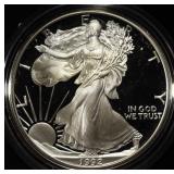 1992-S AMERICAN SILVER EAGLE PROOF