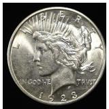1923-D PEACE DOLLAR BU