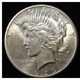 1926 PEACE DOLLAR AU/BU