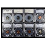 GRADED COIN COLLECTORS LOT