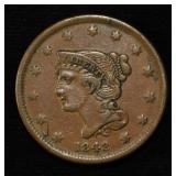 1842 SM DATE LARGE CENT XF
