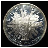 1989-S $1 COMMEM CONGRESS BICENNIAL PR DCAM