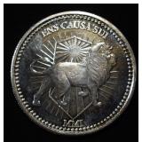 ENS CAUSA SUI 1 OZ .999 SILVER ROUND