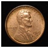 1919-S LINCOLN CENT CH BU