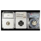 GRADED COIN COLLECTORS LOT