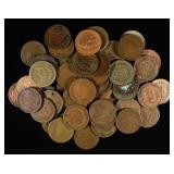 (50) INDIAN HEAD CENTS