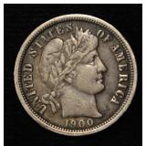 1900-O BARBER DIME XF