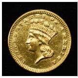 1889 $1 GOLD TYPE 3 BU