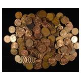 (200) 1955 'S' MINT WHEAT CENTS