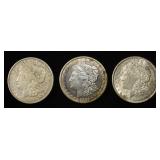 1921-P,D,S MORGAN DOLLARS