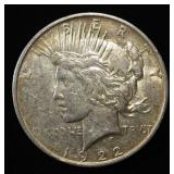 1922-D PEACE DOLLAR