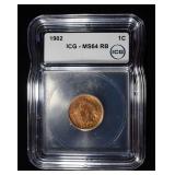 1902 INDIAN CENT ICG MS-64 RB