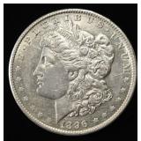 1896-O MORGAN DOLLAR CH AU
