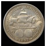 1893 COLUMBIAN COMMEM HALF DOLLAR BU