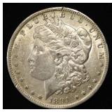 1891-O MORGAN DOLLAR AU