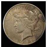 1922-S PEACE DOLLAR