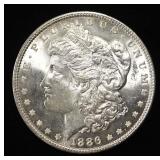 1886 MORGAN DOLLAR CH/GEM BU