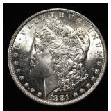 1881-O MORGAN DOLLAR GEM BU